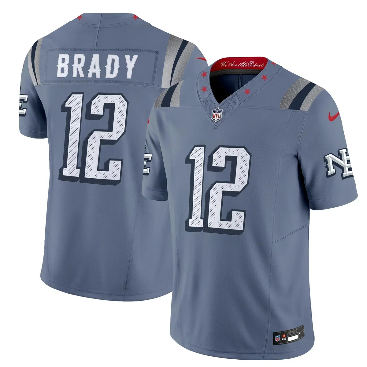 Tom Brady New England Patriots 2025 Rivalries Collection Jersey - Storm Blue