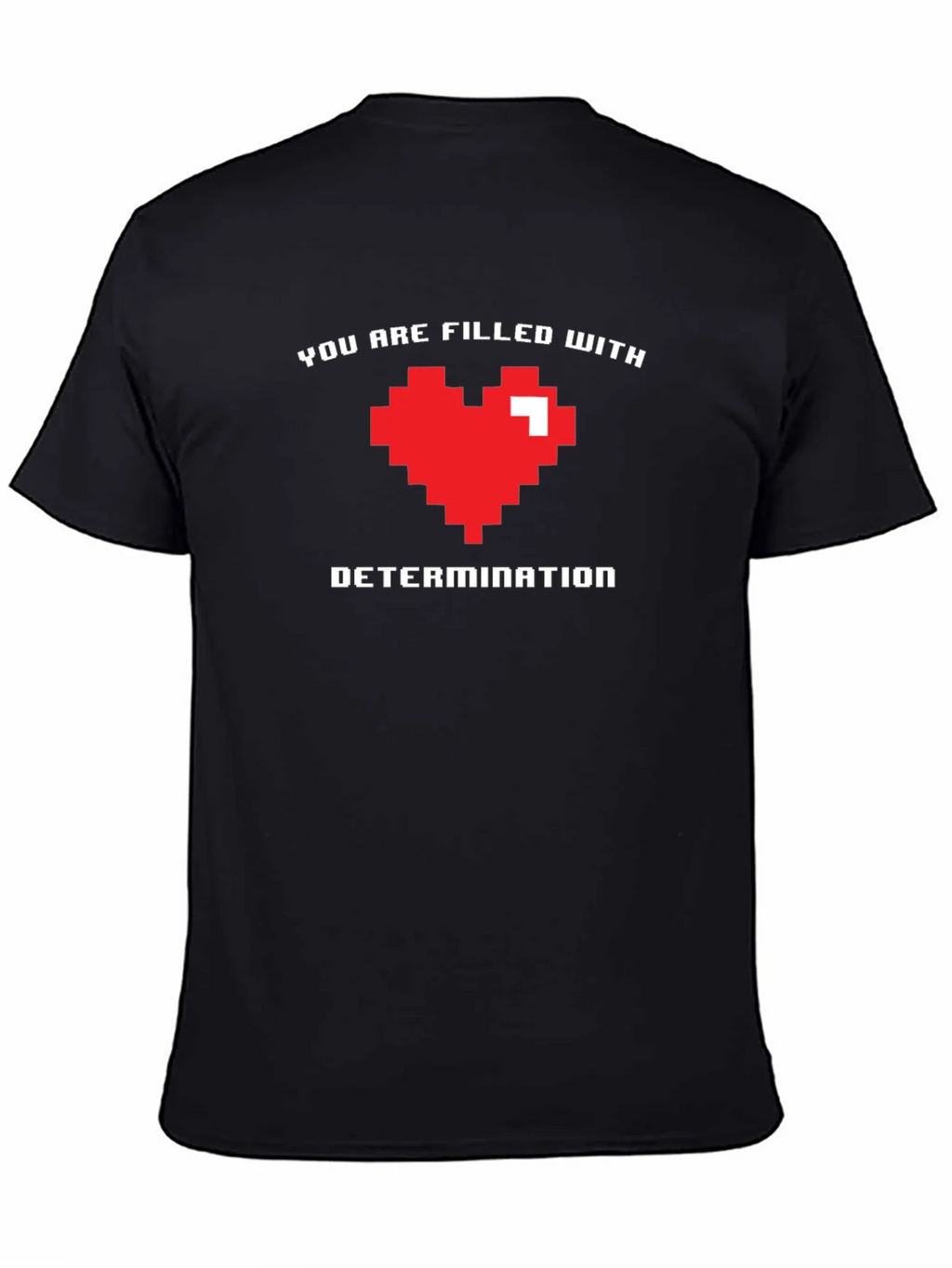 Pixel Heart Determination Graphic T-Shirt