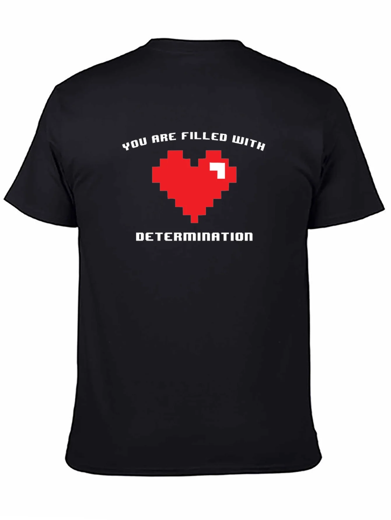 Pixel Heart Determination Graphic T-Shirt
