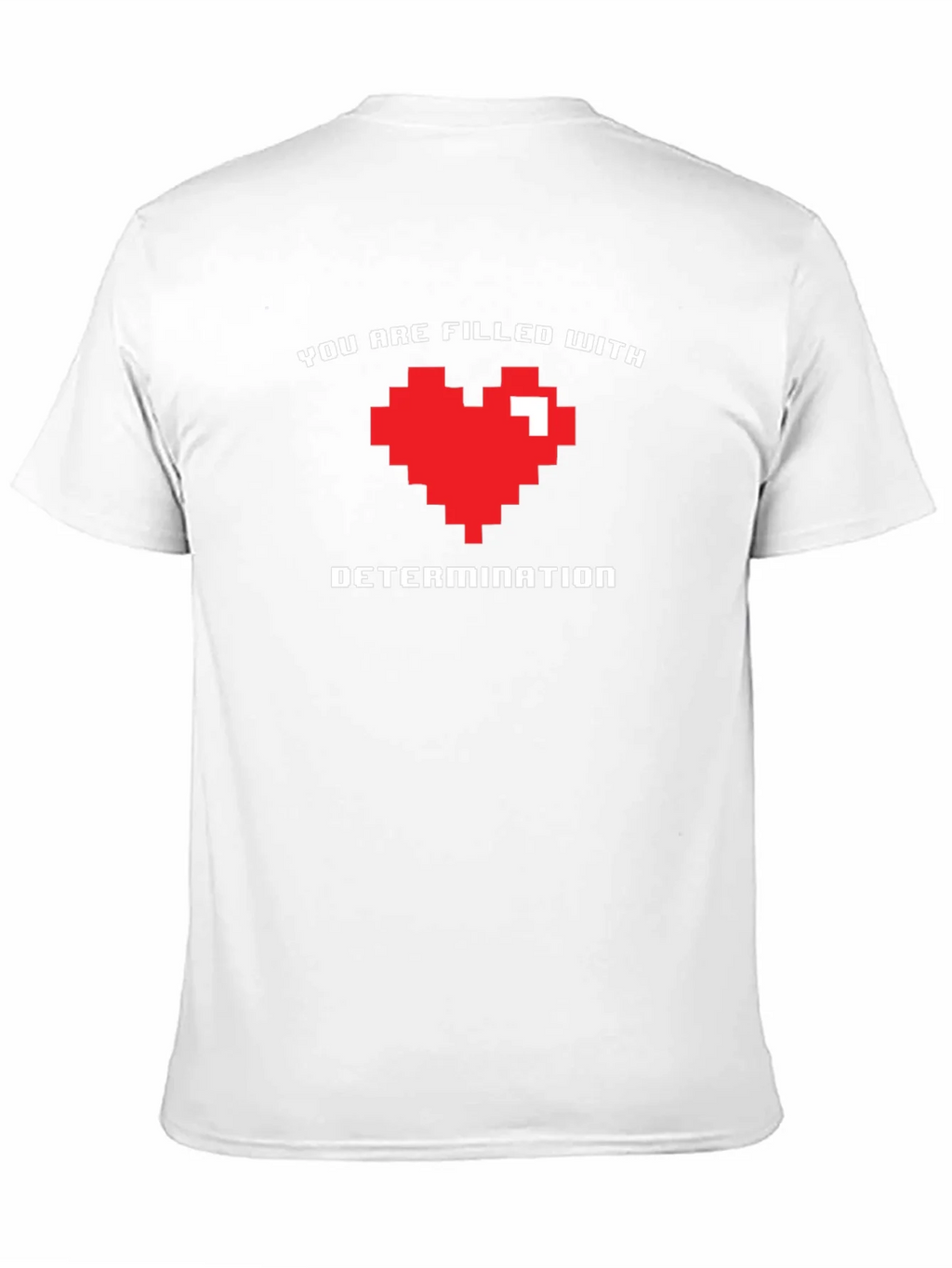 Pixel Heart Determination Graphic T-Shirt