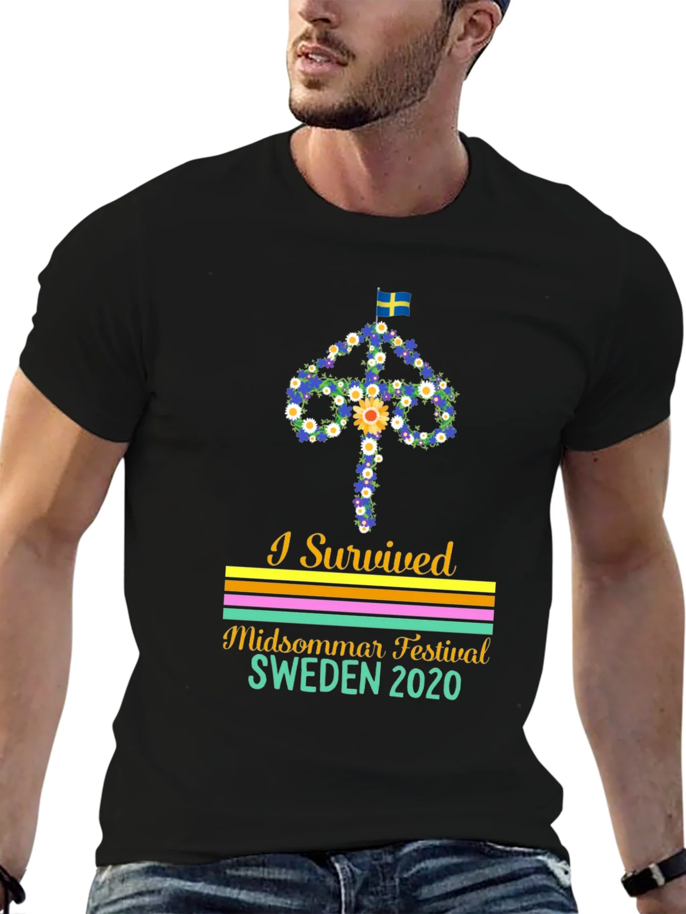 I Survived Sweden Midsommar Festival 2020 T-Shirt