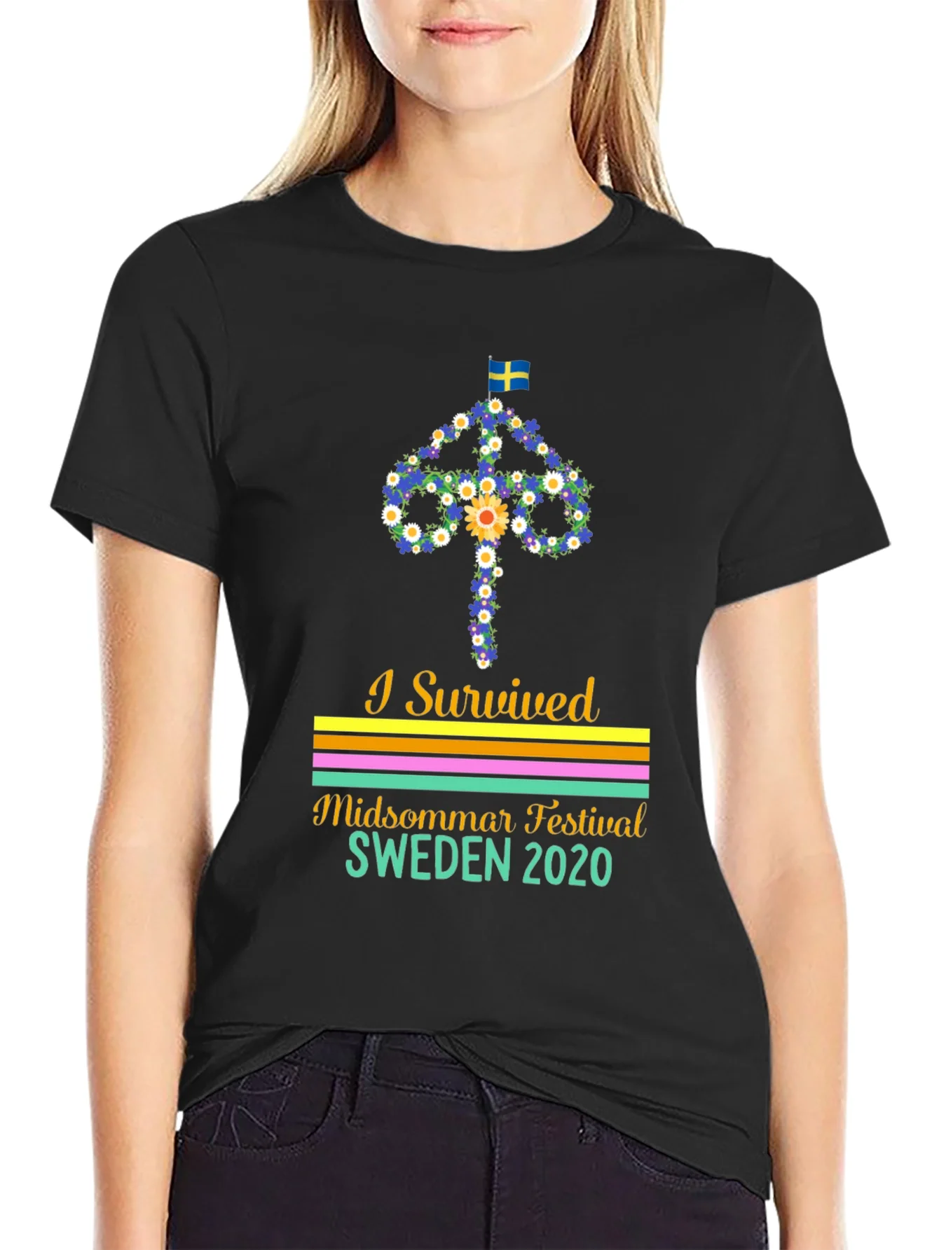 I Survived Sweden Midsommar Festival 2020 T-Shirt