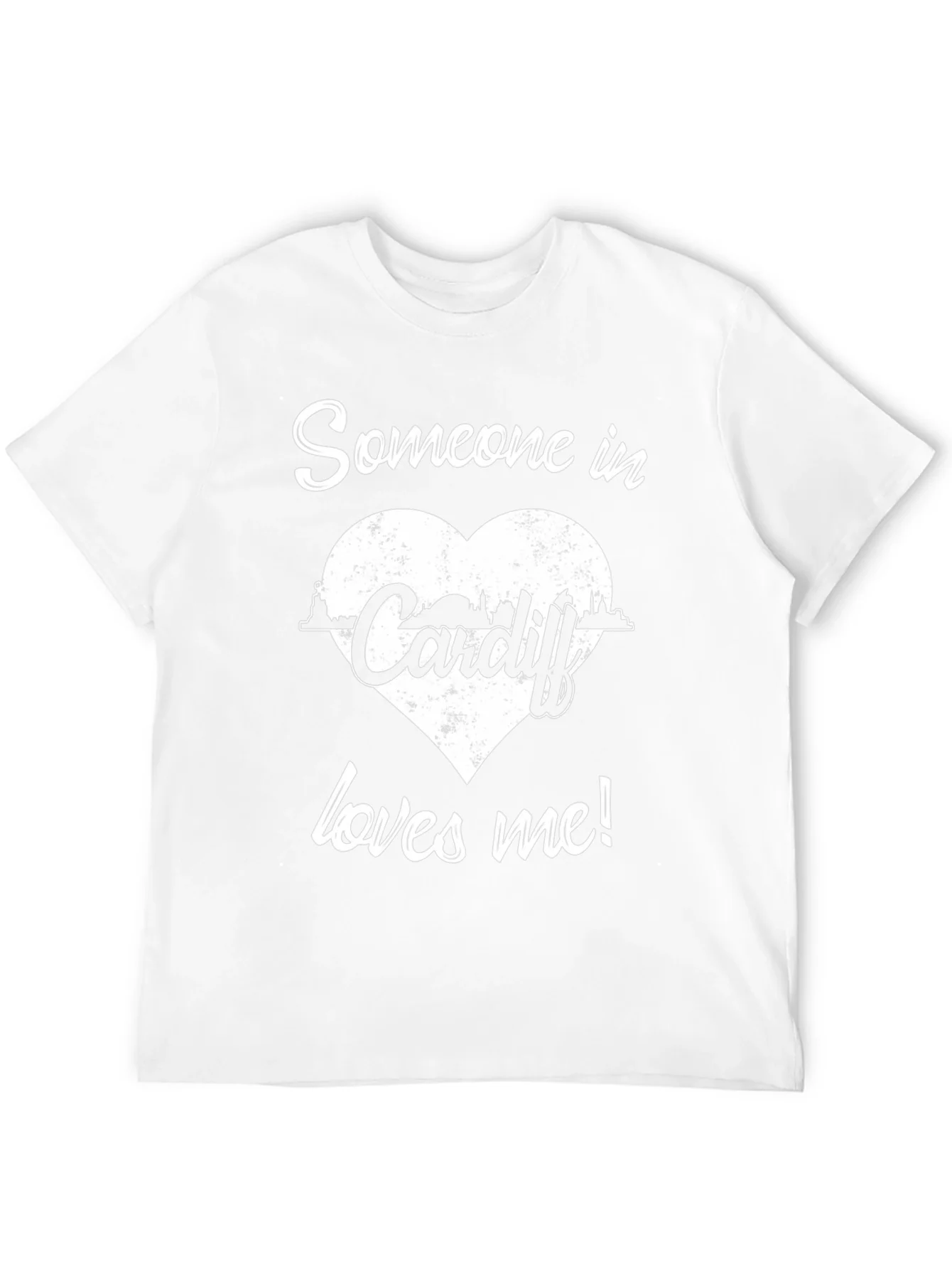Someone in Cardiff Loves Me Black Graphic Tee
