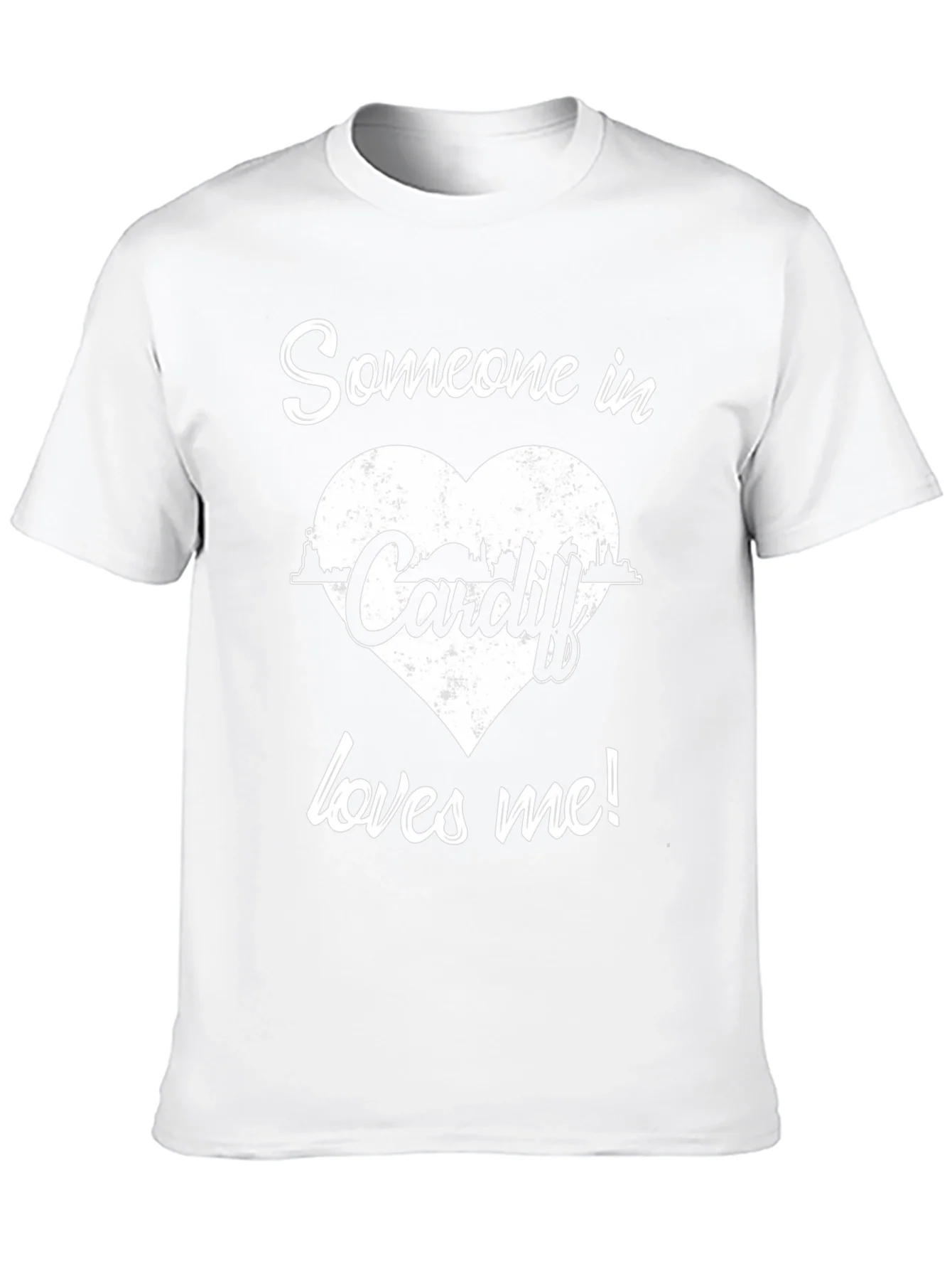 Someone in Cardiff Loves Me Black Graphic Tee