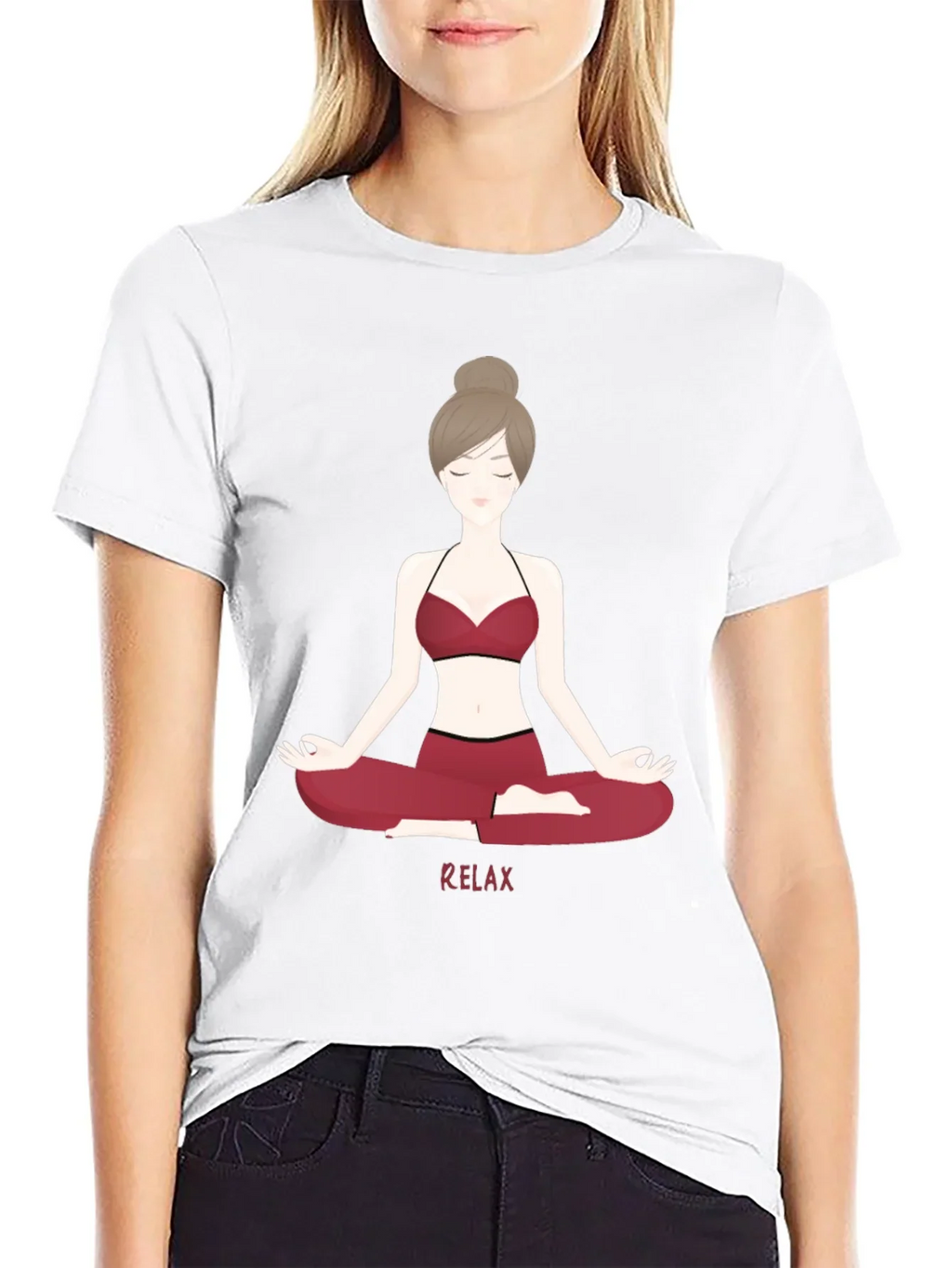 Relax Yoga T-Shirt - Stylish Graphic Tee