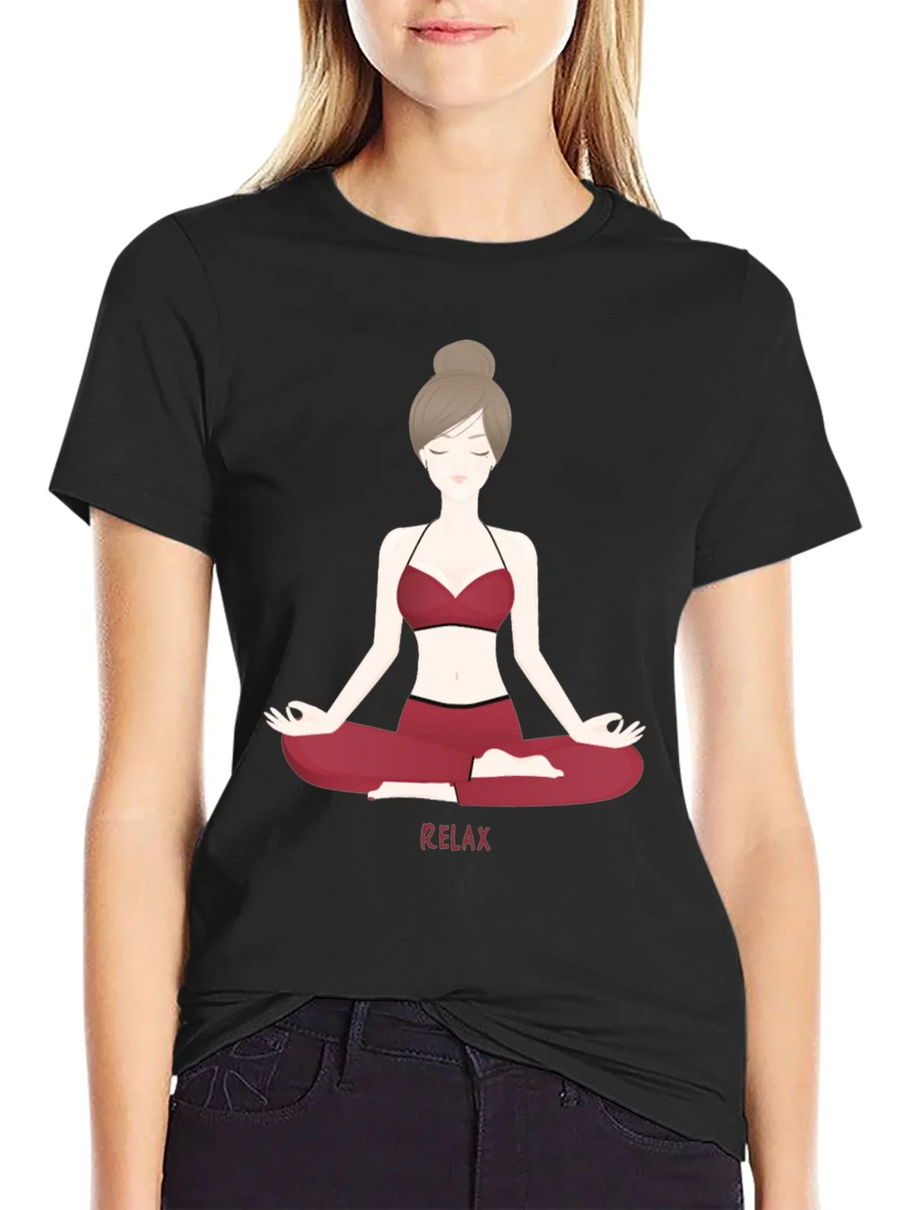 Relax Yoga T-Shirt - Stylish Graphic Tee