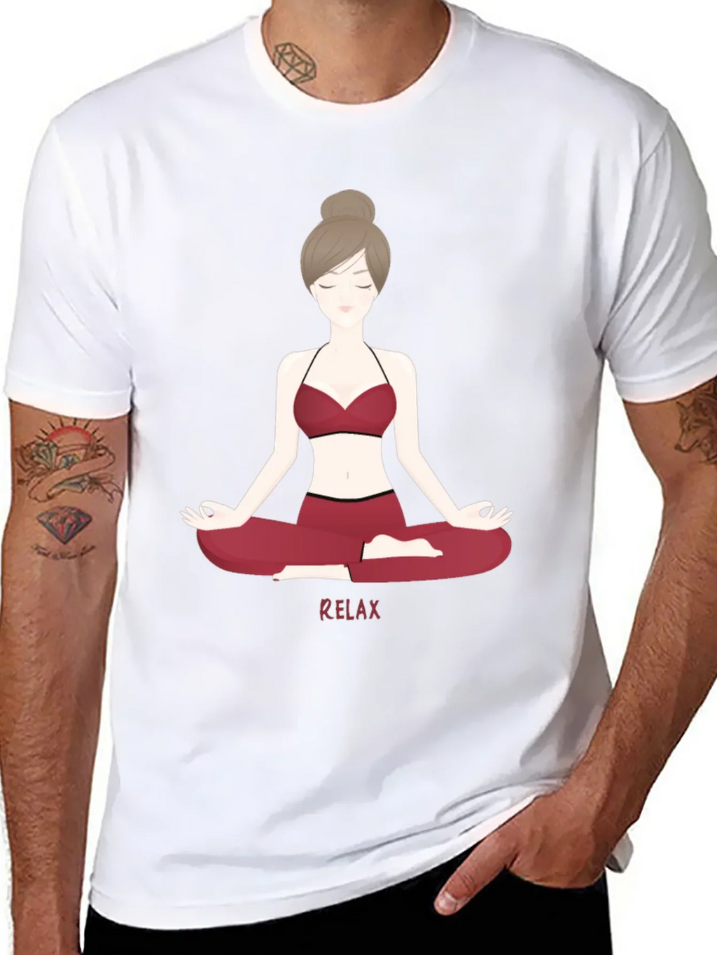 Relax Yoga T-Shirt - Stylish Graphic Tee