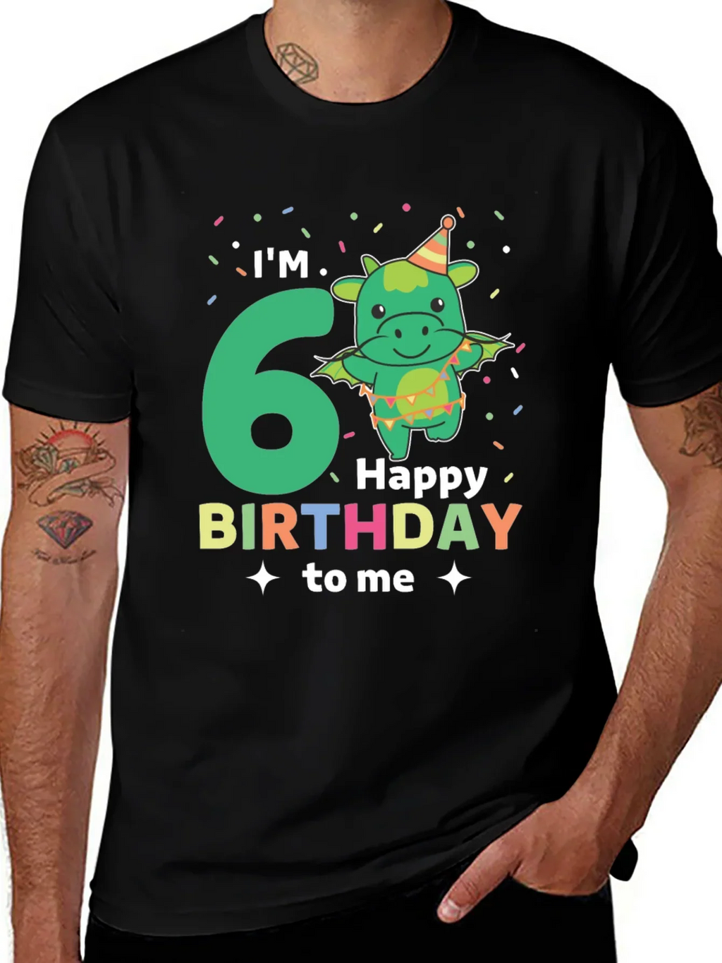 Im 6! Dragon Birthday T-Shirt