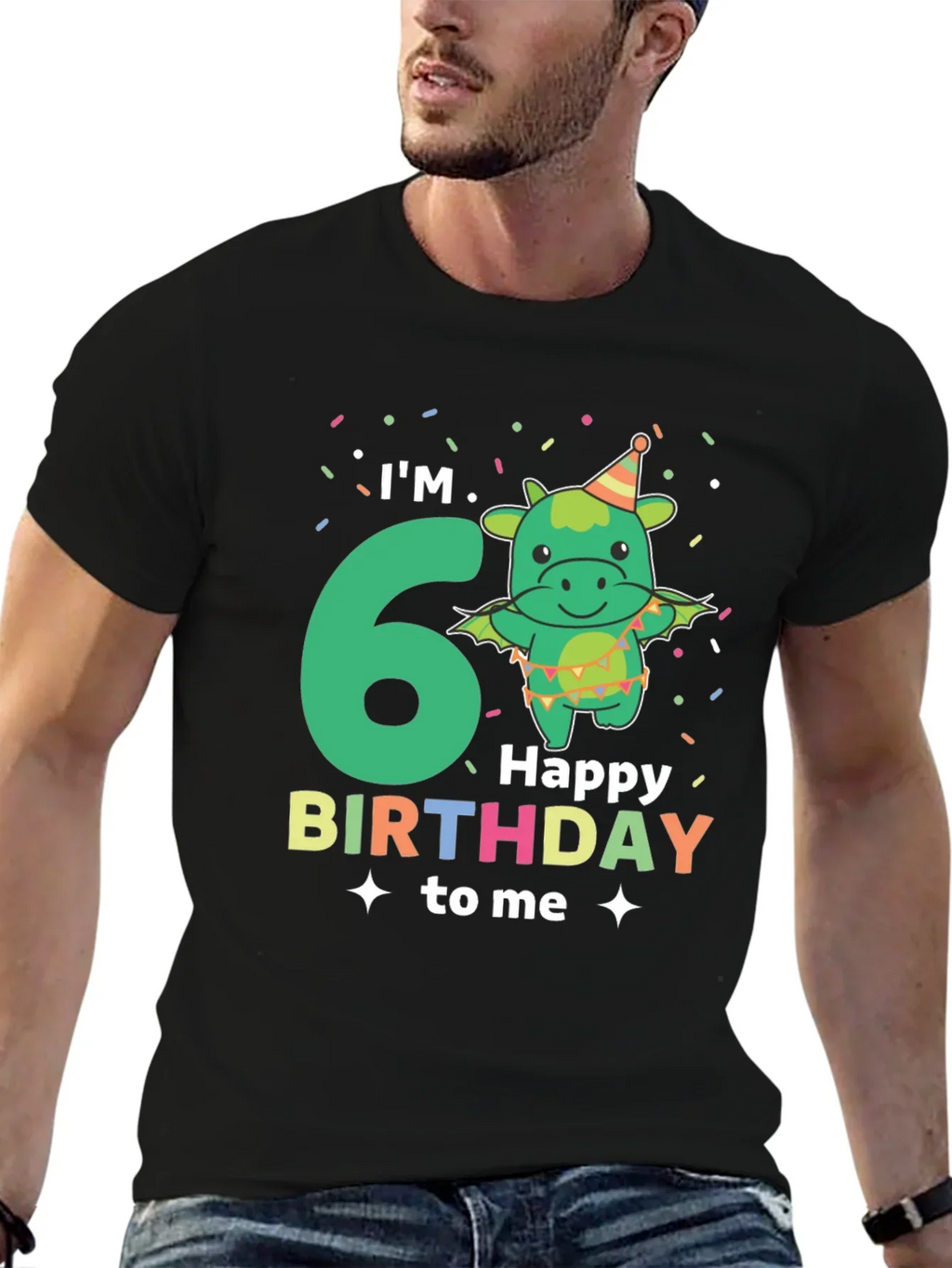Im 6! Dragon Birthday T-Shirt