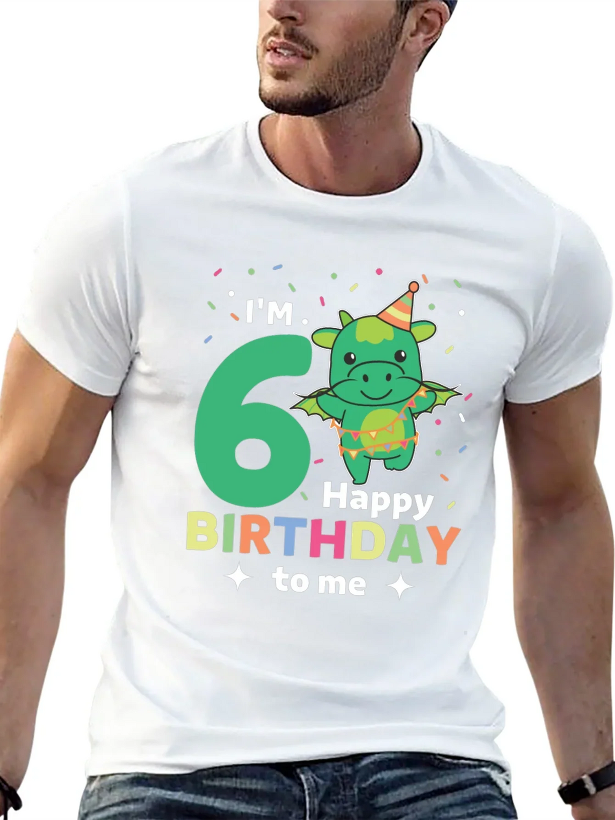 Im 6! Dragon Birthday T-Shirt
