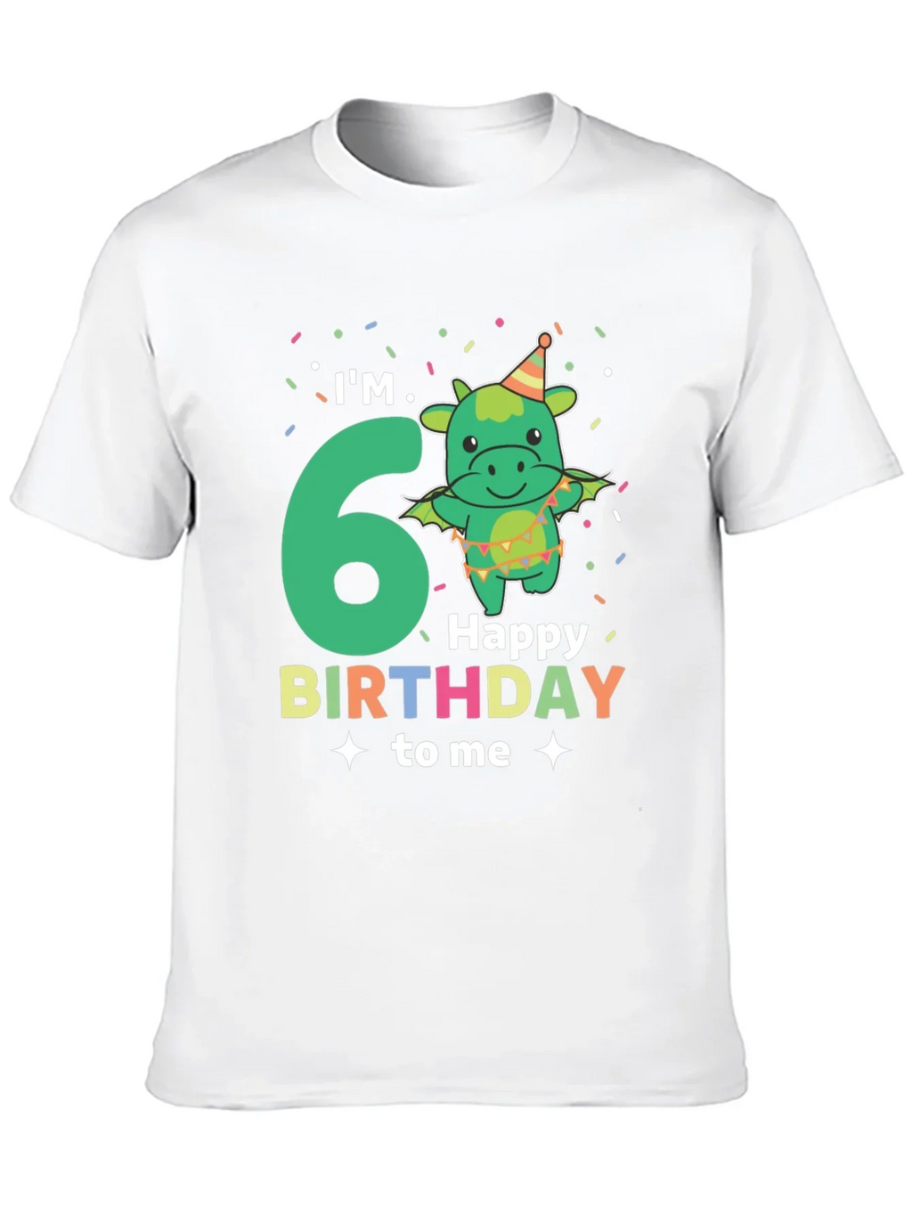 Im 6! Dragon Birthday T-Shirt