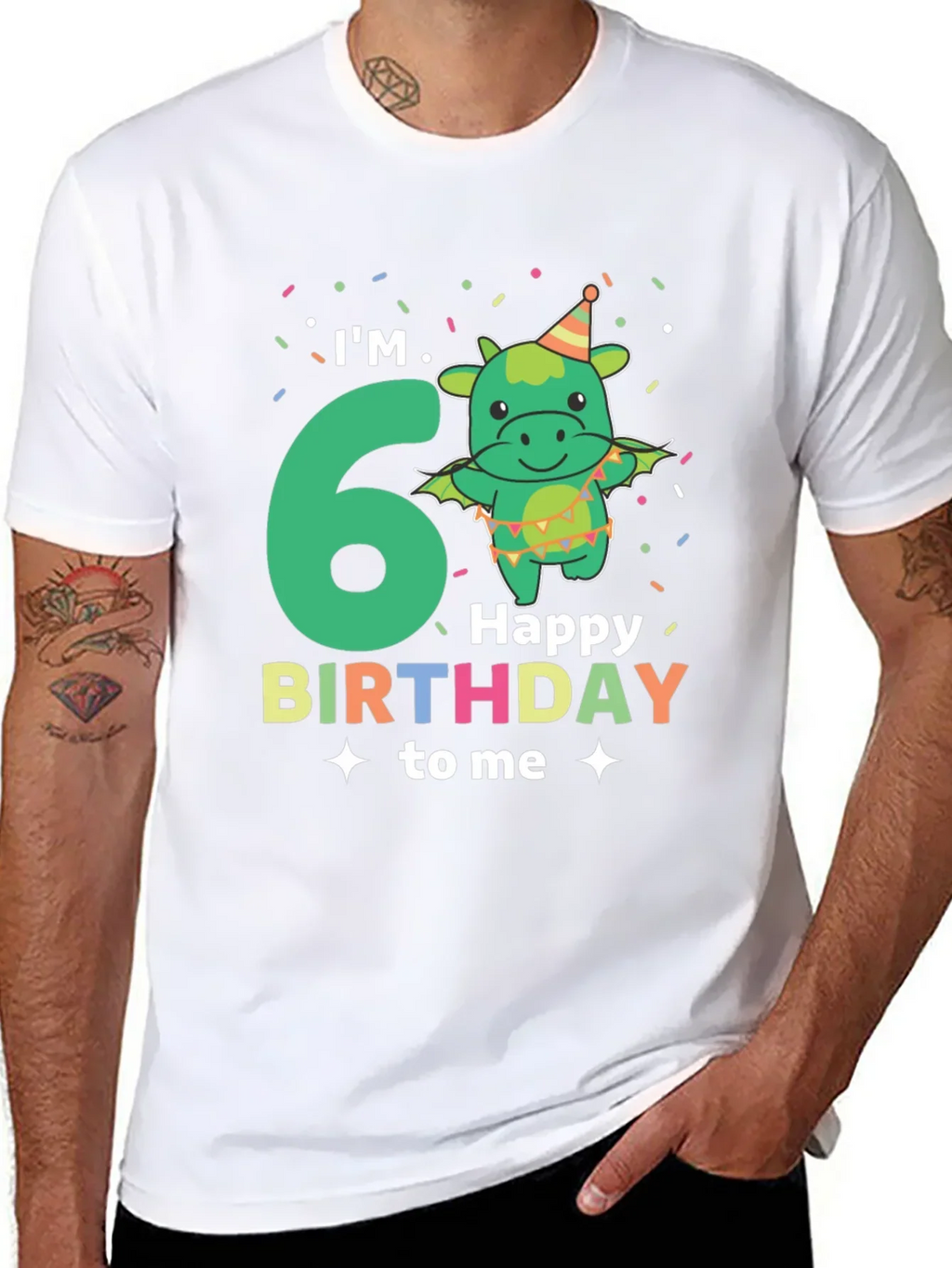 Im 6! Dragon Birthday T-Shirt