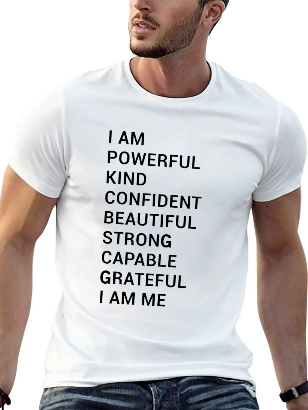 Empowering Affirmations T-Shirt - Black