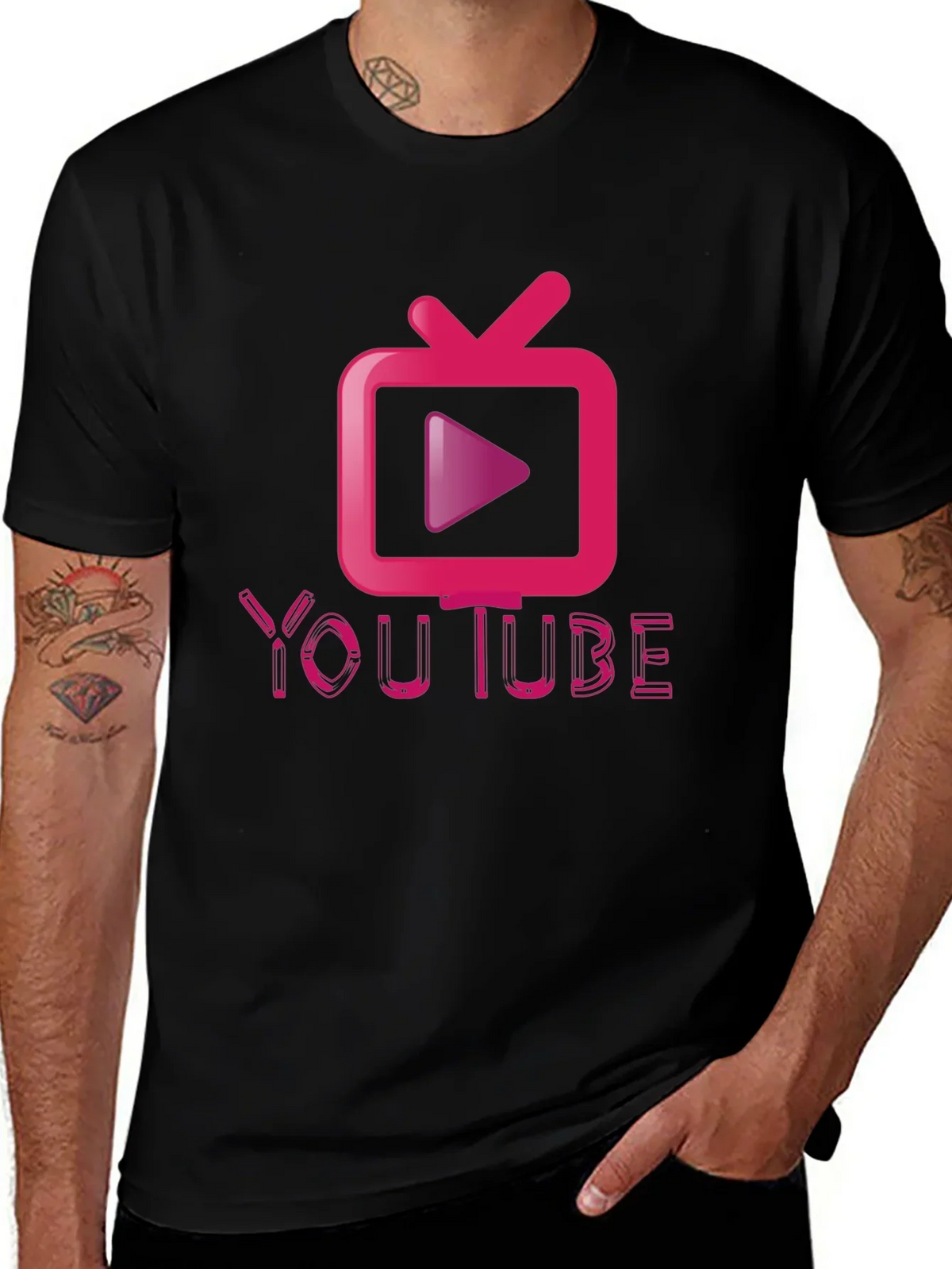 YouTube Inspired Graphic Tee