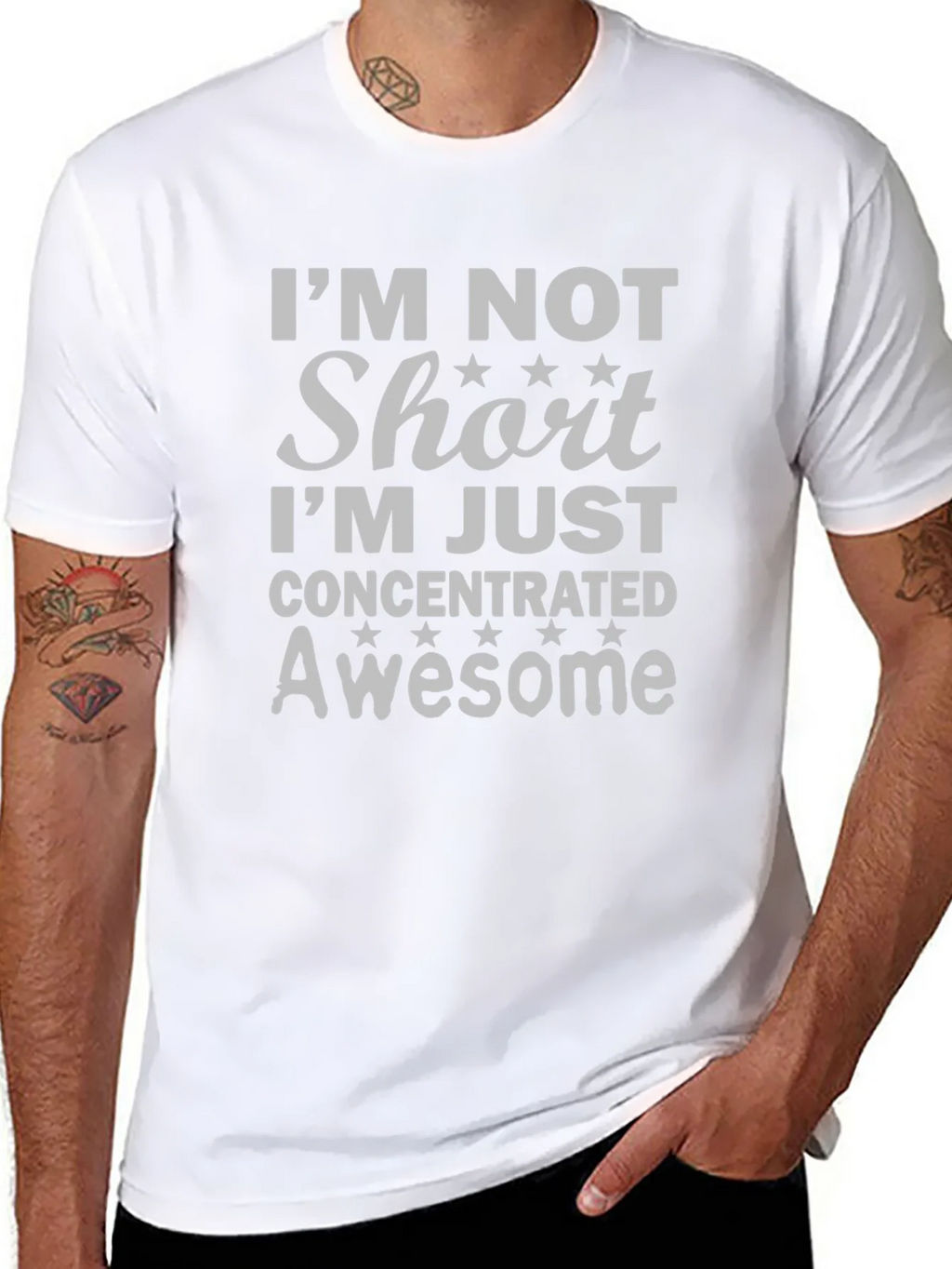 Im Not Short T-Shirt - Concentrated Awesome