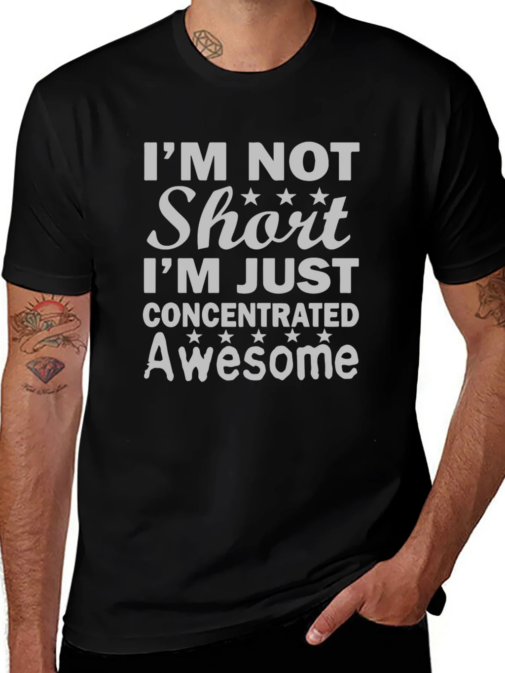 Im Not Short T-Shirt - Concentrated Awesome