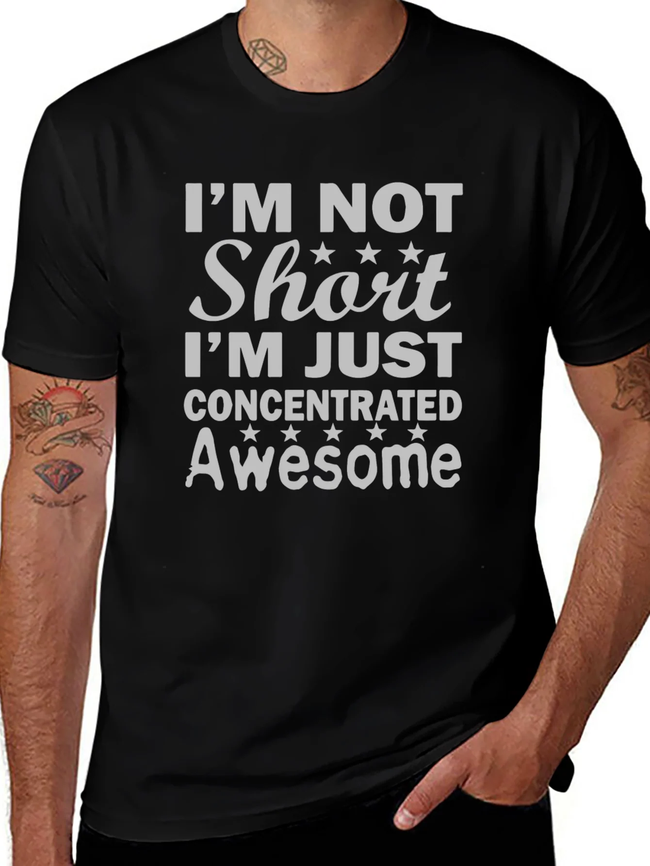 Im Not Short T-Shirt - Concentrated Awesome