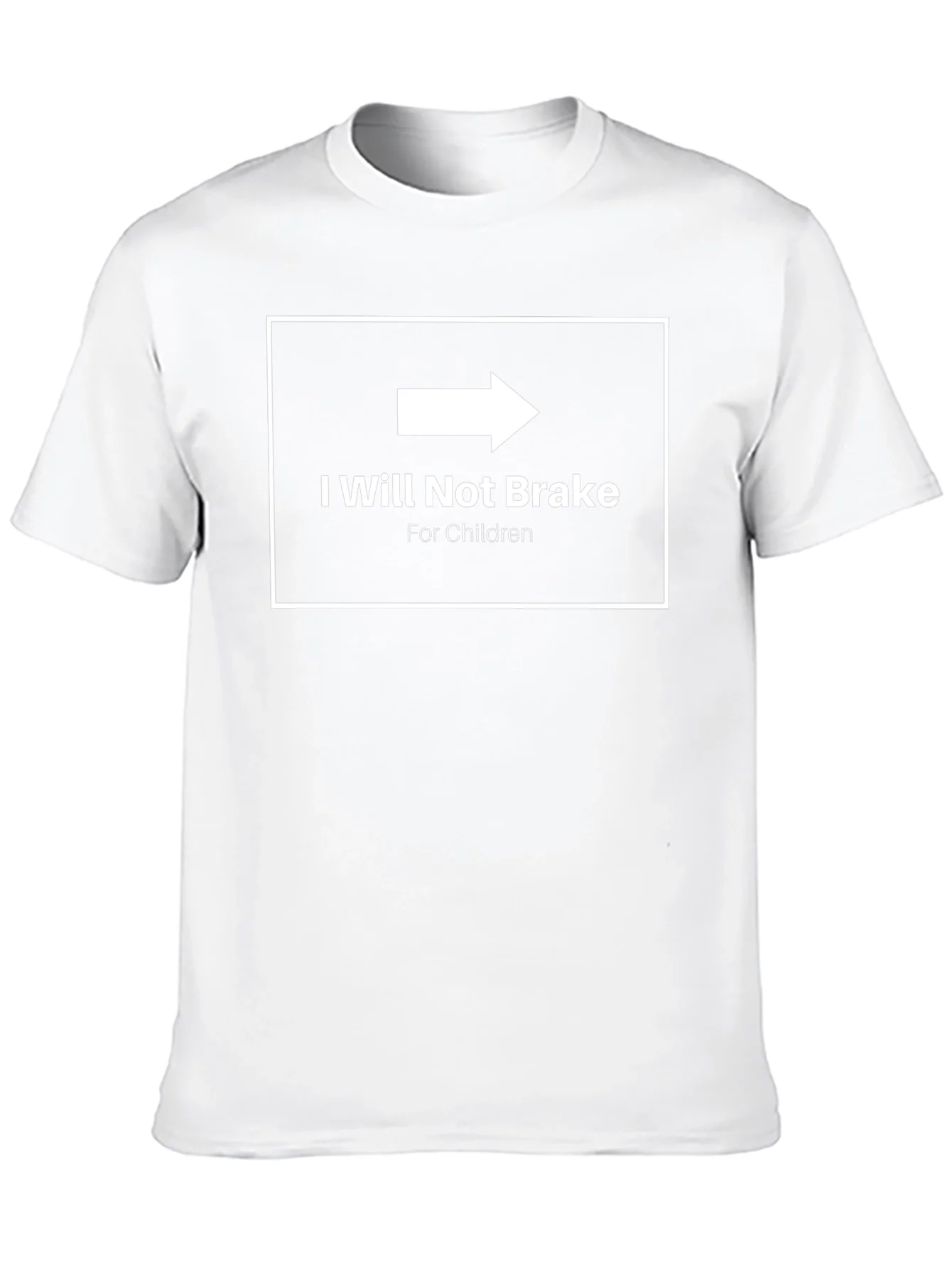 I Will Not Brake for Children Graphic Tee