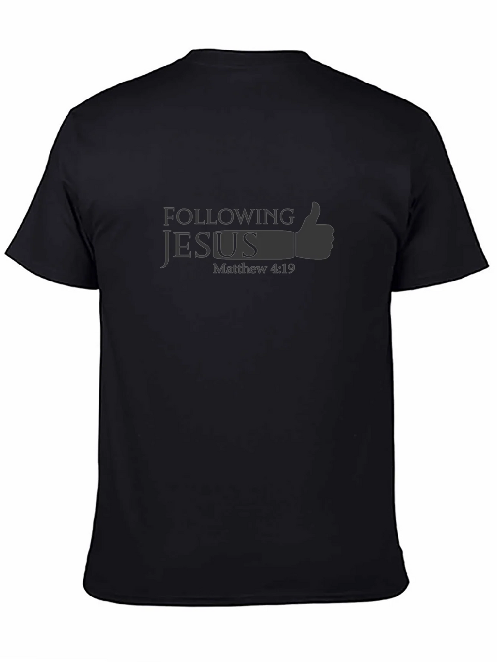 Following Jesus T-Shirt - Matthew 4:19 Religious Graphic Tee